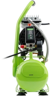 Компрессор поршневой Сибртех МБ 750/10 безмасляный 150л/мин 10л 750Вт зеленый - купить недорого с доставкой в интернет-магазине