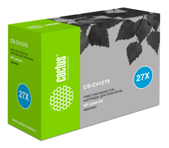 Картридж лазерный Cactus CS-C4127X C4127X черный (10000стр.) для HP LJ 4000/4050 - купить недорого с доставкой в интернет-магазине