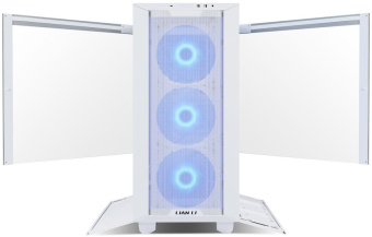 Корпус Lian-Li Lancool III RGB белый без БП ATX 10x120mm 3x140mm 2xUSB3.0 audio bott PSU - купить недорого с доставкой в интернет-магазине