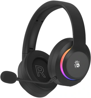 Наушники с микрофоном A4Tech Bloody GR520 черный мониторные BT/Radio оголовье - купить недорого с доставкой в интернет-магазине