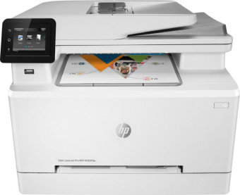МФУ лазерный HP Color LaserJet Pro M283fdw (7KW75A) A4 Duplex Net WiFi белый - купить недорого с доставкой в интернет-магазине