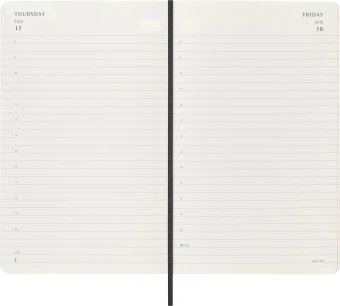 Ежедневник Moleskine ACADEMIC SOFT Large 130х210мм датир.18мес 592стр. мягкая обложка черный - купить недорого с доставкой в интернет-магазине