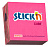 Блок самоклеящийся бумажный Stick`n 21338 51x51мм 250лист. 70г/м2 неон+пастель розовый 2цв.в упак.