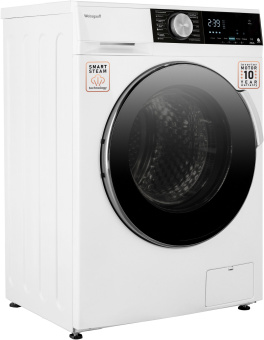 Стиральная машина Weissgauff Premium WMD 47148 DC Inverter Steam класс: A загр.фронтальная макс.:8кг (с сушкой) белый инвертор - купить недорого с доставкой в интернет-магазине