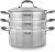Кастрюля-пароварка Rondell RDS-751 13л. d=26см (с крышкой) стальной - цена, купить или заказать с доставкой в интернет-магазине Кастрюля-пароварка Rondell RDS-751 13л. d=26см (с крышкой) стальной - купить недорого с доставкой в интернет-магазине