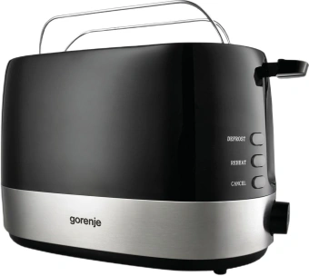 Тостер Gorenje T850BK 850Вт черный/серебристый - купить недорого с доставкой в интернет-магазине