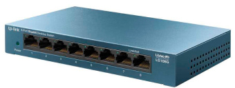 Коммутатор TP-Link LS108G (L2) 8x1Гбит/с неуправляемый - купить недорого с доставкой в интернет-магазине