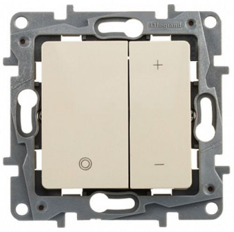 Диммер Legrand Etika скрыт. кноп. IP20 слоновая кость (672318) - купить недорого с доставкой в интернет-магазине