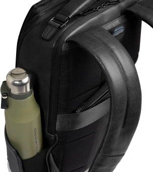 Рюкзак мужской Piquadro Solm CA7021S141/N черный кожа - купить недорого с доставкой в интернет-магазине
