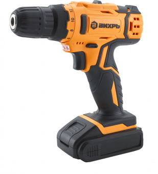 Дрель-шуруповерт Вихрь ДА-18Л-2 аккум. патрон:быстрозажимной (72/14/16) - купить недорого с доставкой в интернет-магазине