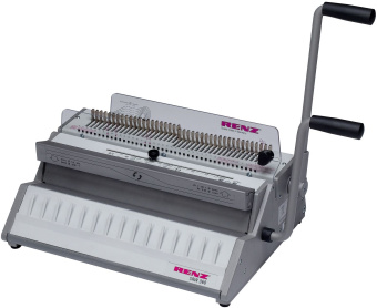 Переплетчик Renz SRW 360 (27310020) A4/перф.25л.сшив/макс.120л./метал.пруж. (5-14мм) - купить недорого с доставкой в интернет-магазине