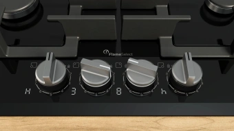 Газовая варочная поверхность Bosch PRP6A6H40R черный - купить недорого с доставкой в интернет-магазине