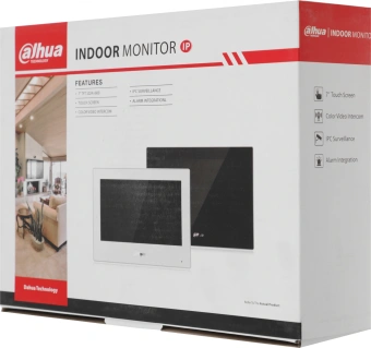 Видеодомофон Dahua DHI-VTH2621G-P черный - купить недорого с доставкой в интернет-магазине