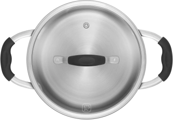 Кастрюля Rondell Stern RDS-010 3.9л. d=20см (с крышкой) т.серый - купить недорого с доставкой в интернет-магазине