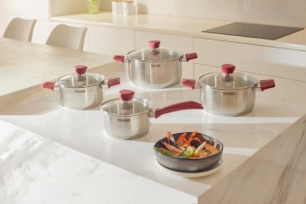 Набор посуды Rondell Strike RDS-818 8 предметов - купить недорого с доставкой в интернет-магазине