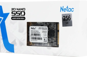 Накопитель SSD Netac mSATA 256GB NT01N5M-256G-M3X N5M mSATA - купить недорого с доставкой в интернет-магазине