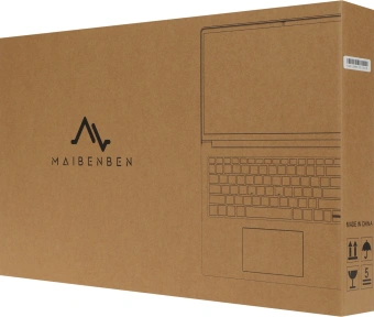 Ноутбук Maibenben M653 Ryzen 3 5400U 8Gb SSD512Gb AMD Radeon Graphics 16" IPS FHD+ (1920x1200) Linux grey WiFi BT Cam 4000mAh (M6531SB0LSRE0) - купить недорого с доставкой в интернет-магазине