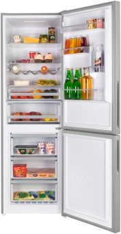 Холодильник Maunfeld MFF185NFS Inverter 2-хкамерн. серый - купить недорого с доставкой в интернет-магазине