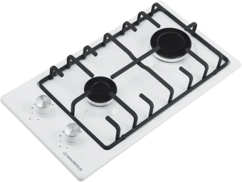 Газовая варочная поверхность Maunfeld EGHE.32.3EWG белый - купить недорого с доставкой в интернет-магазине