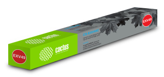 Картридж лазерный Cactus CS-EXV49C C-EXV49C C голубой (19000стр.) для Canon IR C3320/C3320i/C3325i/C3330i/C3500/C3520i MFP/C3525i MFP/C3530i MFP - купить недорого с доставкой в интернет-магазине