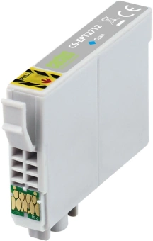 Картридж струйный Cactus CS-EPT2712 27XL голубой (17мл) для Epson WorkForce WF-3620/3640/7110/7210 с чипом - купить недорого с доставкой в интернет-магазине