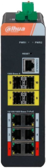 Коммутатор Dahua DH-IS4410-6GT-120 (L2) 6x1Гбит/с 4SFP 6PoE 120W управляемый - купить недорого с доставкой в интернет-магазине