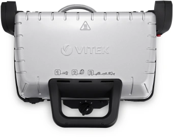 Электрогриль Vitek VT-2633 2000Вт серебристый - цена, купить или заказать с доставкой в интернет-магазине Электрогриль Vitek VT-2633 2000Вт серебристый - купить недорого с доставкой в интернет-магазине