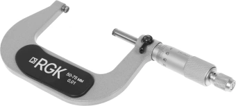 Микрометр RGK MCM-75 гладкий (МК) разм.шага 0.01мм серый черный (756983) - купить недорого с доставкой в интернет-магазине