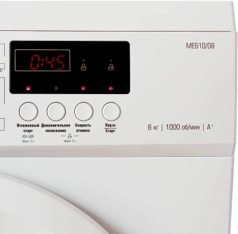Стиральная машина Бирюса WM-ME610/08 класс: A+ загр.фронтальная макс.:6кг белый - купить недорого с доставкой в интернет-магазине