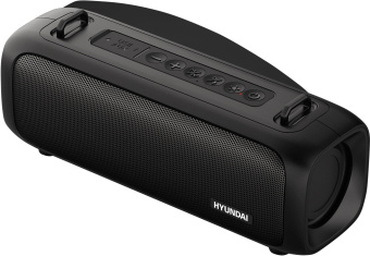 Колонка порт. Hyundai H-PS1020 черный 16W 2.0 BT 10м 1500mAh - купить недорого с доставкой в интернет-магазине