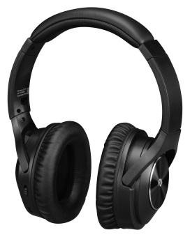 Гарнитура накладные Digma BT-20 ANC черный беспроводные bluetooth оголовье (BT20) - купить недорого с доставкой в интернет-магазине