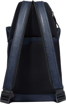 Рюкзак слинг Piquadro Harper CA6784AP/BLUTM синий/коричневый натур.кожа - купить недорого с доставкой в интернет-магазине