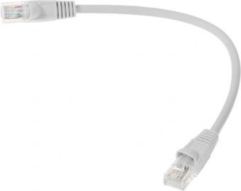 Патч-корд Buro UTP-5E-0.25M-G-LSZH 1Гбит/с UTP 4 пары cat.5E 0.25м серый RJ-45 (m)-RJ-45 (m) - купить недорого с доставкой в интернет-магазине