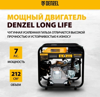 Генератор Denzel GT-2500iF 2.5кВт - купить недорого с доставкой в интернет-магазине