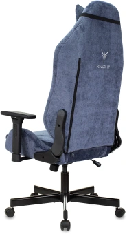 Кресло игровое Knight N1 Fabric синий Light-27 с подголов. крестов. металл - купить недорого с доставкой в интернет-магазине