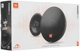 Колонки автомобильные JBL Stage2 634 250Вт 91дБ 4Ом 16см (6.5дюйм) (ком.:2кол.) коаксиальные трехполосные - купить недорого с доставкой в интернет-магазине