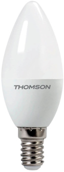 Лампа светодиодная Thomson TH-B2018 10Вт цок.:E14 свеча 220B 4000K св.свеч.бел.нейт. Candle (упак.:1шт) - купить недорого с доставкой в интернет-магазине