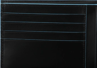 Кошелек мужской Piquadro Blue Square PU257B2R/N черный натур.кожа - купить недорого с доставкой в интернет-магазине