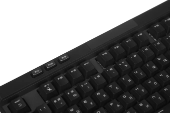 Клавиатура MSI STRIKE Pro W Silent механическая серый/черный USB беспроводная BT/Radio Multimedia for gamer LED (подставка для запястий) (S11-43RU210-CLA) кабель 2м - купить недорого с доставкой в интернет-магазине