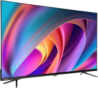 Телевизор LED Hyundai 43" H-LED43BU7100 WebOS Frameless Metal серый/серый 4K Ultra HD 60Hz MEMC DVB-T DVB-T2 DVB-C DVB-S DVB-S2 USB WiFi Smart TV - купить недорого с доставкой в интернет-магазине