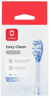 Насадка для зубных щеток Oclean P1K1 (упак.:2шт) синий - купить недорого с доставкой в интернет-магазине