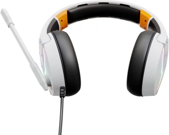 Наушники с микрофоном Оклик HS-L710G белый/черный 2м мониторные оголовье (1978693) - купить недорого с доставкой в интернет-магазине