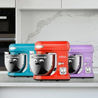 Миксер планетарный Kitfort КТ-3416-1 1400Вт красный - купить недорого с доставкой в интернет-магазине