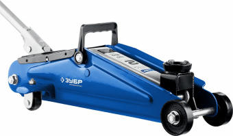 Домкрат Зубр Профессионал T50 подкатной гидравлический синий (43052-2-K) - купить недорого с доставкой в интернет-магазине