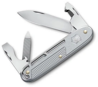 Нож перочинный Victorinox Synergy Alox (0.8216.26) 93мм 9функц. серебристый - купить недорого с доставкой в интернет-магазине