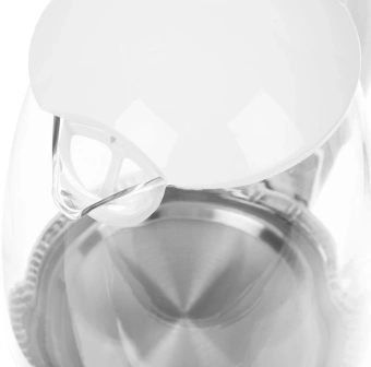 Чайник электрический Candy CK-300 1.8л. 2200Вт белый корпус: Металл/стекло/пластик - купить недорого с доставкой в интернет-магазине
