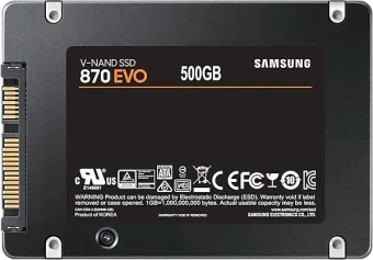 Накопитель SSD Samsung SATA-III 500GB MZ-77E500BW 870 EVO 2.5" - купить недорого с доставкой в интернет-магазине