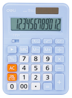 Калькулятор настольный Deli EM210FBLUE синий 12-разр. - купить недорого с доставкой в интернет-магазине