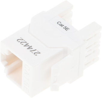Модуль Hyperline KJ8-8P8C-C5E-180-WH информ. KeystoneRJ45 кат.5E UTP бел. (упак.:1шт) - купить недорого с доставкой в интернет-магазине