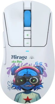 Мышь A4Tech Bloody R73 Ultra Duo белый/рисунок оптическая 20000dpi беспров. USB/USB-C 7but (R73 ULTRA DUO NYX MIRAGE) - купить недорого с доставкой в интернет-магазине
